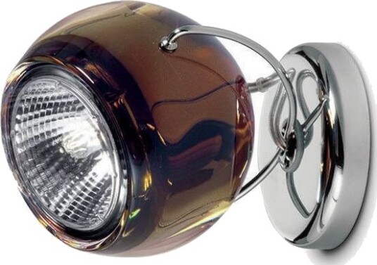 Beluga Vegglampe/taklampe Med Kabelutgang Brun