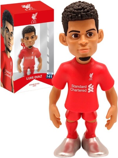 Minix Fotball samlerfigur Diaz Liverpool 12 cm