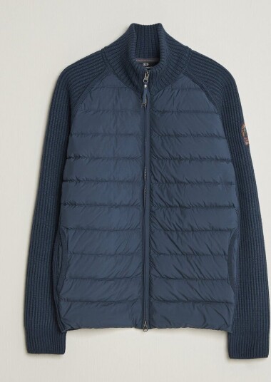 Parajumpers Olmo Rib Knitted Hybrid Jacket Nine Iron
