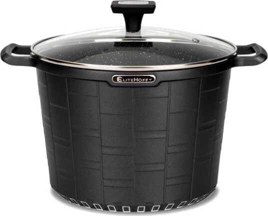Elitehoff Gryte I Granitt M/Lokk 24 Cm 6,5 L E 7032
