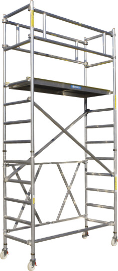 Zarges Sammenleggbart Stillas 0,75x1,8x2,5 m