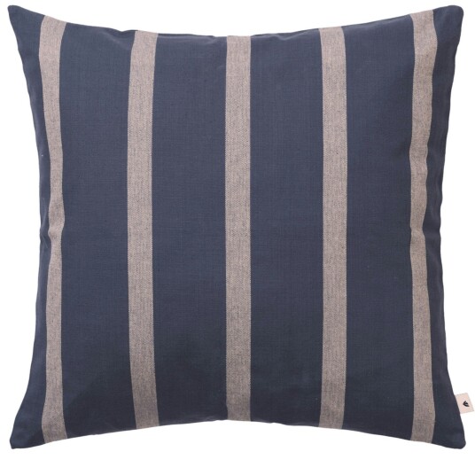 Strand Outdoor Putetrekk 50x50 cm Parchment / Indigoblå
