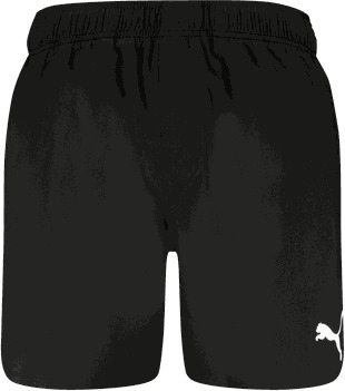 Puma Swim Men Mid Shorts 1P badeshorts herre Black M Puma Swim Men Mid Shorts 1P badeshorts herre Black M