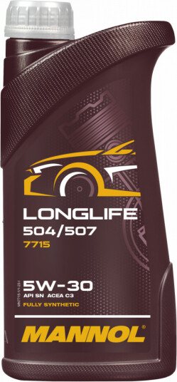 Motorolje MANNOL LONGLIFE 504/507 5W30 1L