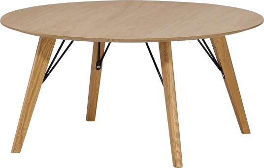 Helena Sofabord 80 cm Rundt - Eikefiner/Eik