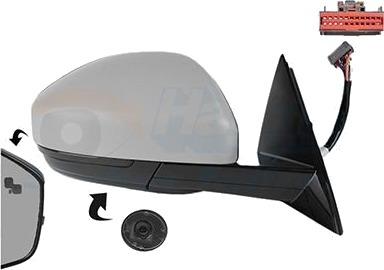 Sidespeil VAN WEZEL 0266826