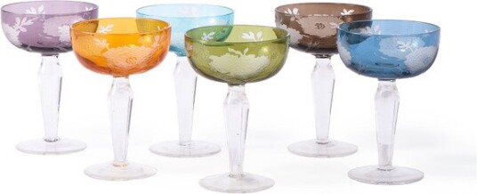 Pols Potten  Peony coupe 6 stk multi