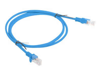 Lanberg Koblingskabel Rj 45 Hann Til Rj 45 Hann 1 M Utp Cat 5E Uten Hindringer Blå Ral 5012 PCU5 10CC 0100 B