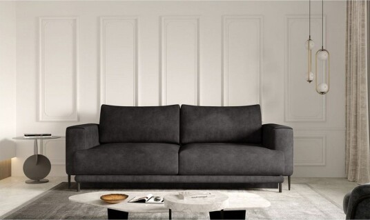 Sofa Eltap Dalia 248x84x95 cm Leve 6 Mørk Grå