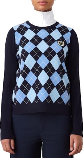 We Norwegians Fairway Sweater Dame Navy Blue XS
