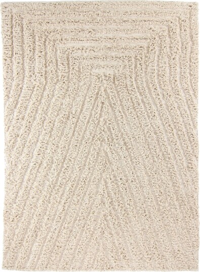 Ryetepper Kendra Natural Cotton Shaggy natur Størrelse: 160 x 230 cm