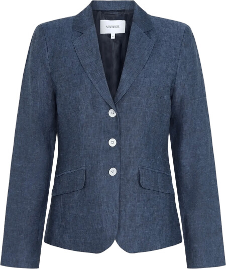 Newhouse | Amanda Linen Blazer | 38