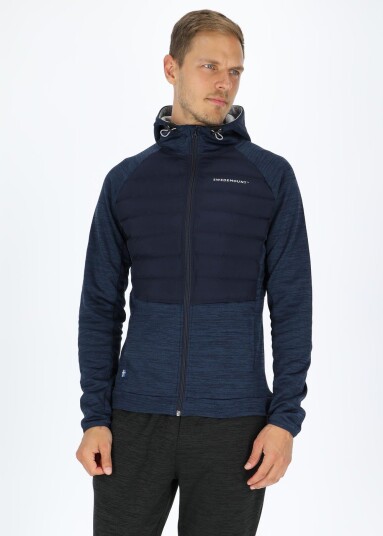 Training Hybrid Jacket Navy Melange/Lt. Grey Melange 2xl  Jakker