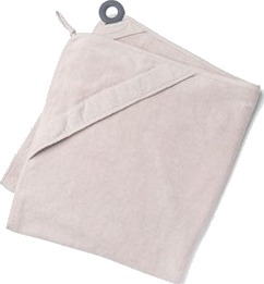 Doomoo Badehåndkle med hette og biter Beige Doomoo Badehåndkle med hette og biter Beige