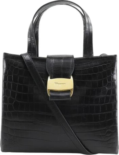 Salvatore Ferragamo Dame Svart