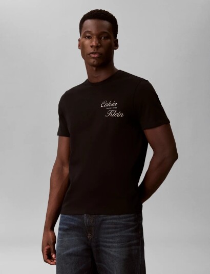 Calvin Klein Jeans Ss 30S Eu Calvin Klein Resrt Gra   Black   XS