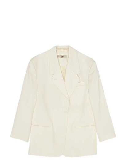 REMAIN Birger Christensen Oversized Blazer Cream 32 REMAIN Birger Christensen Oversized Blazer Cream 32