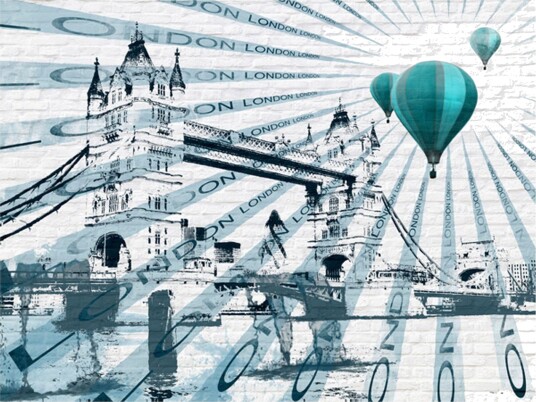 Fototapet Birches On The Orange Background 250x193 - Artgeist sp. z o. o.