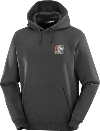 Salomon Unisex Freestyle Hoodie Deep Black M Salomon Unisex Freestyle Hoodie Deep Black M
