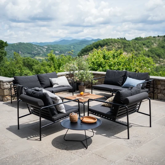 Houe Avon 2 seters sofa Dijon/Black