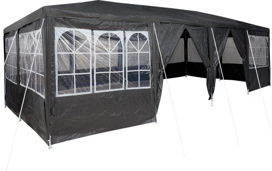 vidaXL Partytelt Antrasitt og Hvit 800 x 400 x 266 cm vidaXL Partytelt Antrasitt og Hvit 800 x 400 x 266 cm