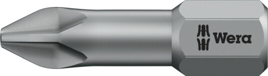 Wera 851/1 TZ Philips Bits 25 mm, 1/4" sekskantfeste Størrelse 2
