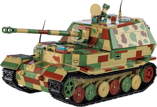 Cobi WWII Panzerjager Stridsvogn Byggesett 1:28 1252 klosser