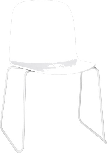 Muuto Visu Spisestol med Base Hvit