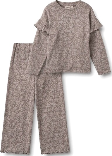 Wheat Set T Shirt & Trousers Belinda Purple PLUM PAISLEY 92 Wheat Set T Shirt & Trousers Belinda Purple PLUM PAISLEY 92
