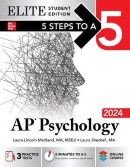 5 Steps To A 5: Ap Psychology 2024 Elite Student Edition Av Laura Lincoln Maitland, Laura Sheckell