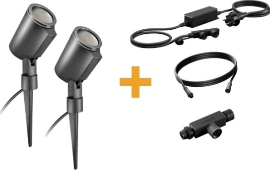Steinel Led Strahler Starterset Spot C 24V 093907 Utendørs Spot Led Sett 7,8 W Lyskilde: Rgbww