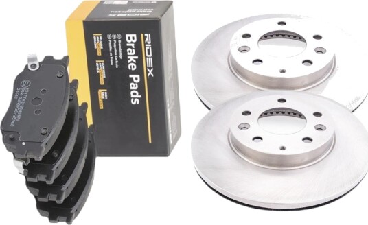 Bremseskiver og -klosser RIDEX 3405B3058