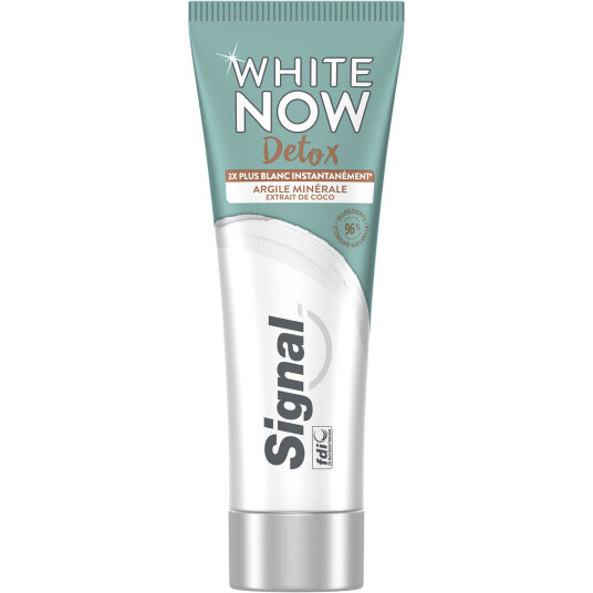 Tannbleking Tannkrem SIGNAL White Now Mineral Clay & Coconut Extract 75 ml