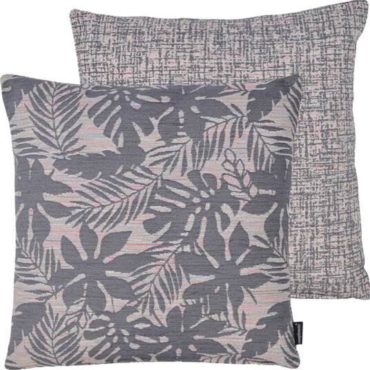 compliments Leaf 45X45 Cm 2-Pack - Grey - 45X45CM compliments Leaf 45X45 Cm 2-Pack - Grey - 45X45CM