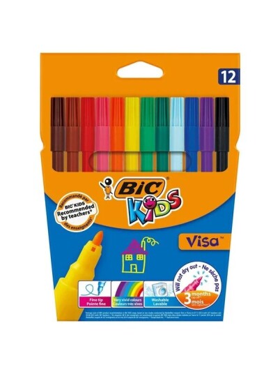 BIC Kids Visa 12pcs. BIC Kids Visa 12pcs.