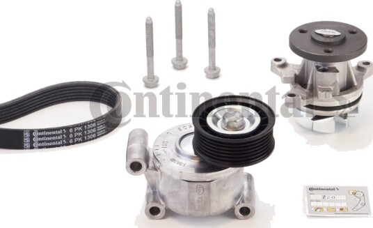 Vannpumpe + kileremsett CONTITECH 6PK1306WP1 Vannpumpe + kileremsett CONTITECH 6PK1306WP1