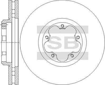 Bremseskive Hi Q SD5353