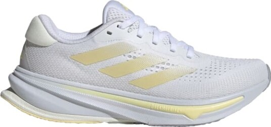 Adidas Supernova Rise Dame Cloud White/Zero Metallic/Almost Yellow 39 1/3