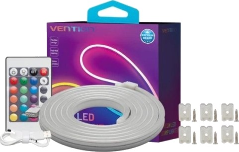 Vention Silikon Neon Led Stripe Med Ir Fjernkontroll Usb 5V 2M Strømforsyning Vention Silikon Neon Led Stripe Med Ir Fjernkontroll Usb 5V 2M Strømforsyning