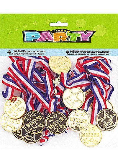 Unique 24 stk Medaljer med Bånd 84777