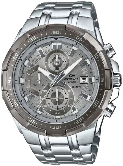 Casio Herreklokke EFR 539DE 8AVUEF Edifice Sølvfarget/Stål Ø49.5 mm Casio Herreklokke EFR 539DE 8AVUEF Edifice Sølvfarget/Stål Ø49.5 mm