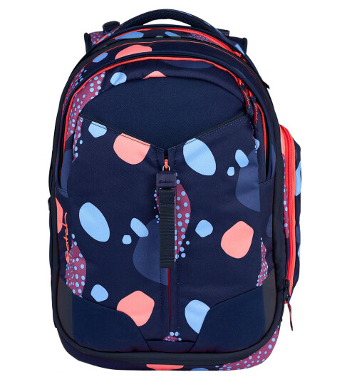 Satch Skolesekk Kamp Coral Reef OneSize Skolesekk Blå Lilla Rosa