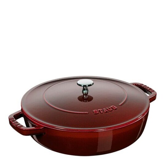 Staub Chistera sauté traktørpanne 28 cm grenadin Staub Chistera sauté traktørpanne 28 cm grenadin