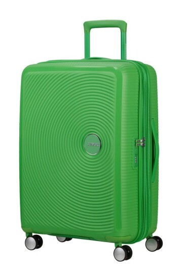 American Tourister Soundbox ekspanderende medium koffert 67 cm Grass Green American Tourister Soundbox ekspanderende medium koffert 67 cm Grass Green