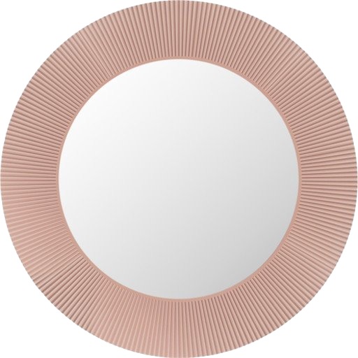 Kartell Laufen All Saints speil m/LED, Ø78 cm, pudderrosa Kartell Laufen All Saints speil m/LED, Ø78 cm, pudderrosa