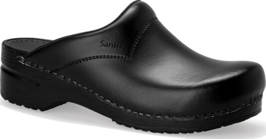 Sanita San Flex Clog tresko O1, uten hælkappe, sort, str. 40 black EU 40