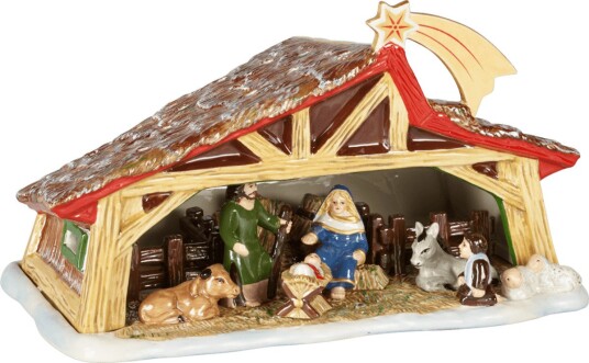 Villeroy & Boch - Christmas Toy's Memory julekrybbe 16 cm Villeroy & Boch - Christmas Toy's Memory julekrybbe 16 cm