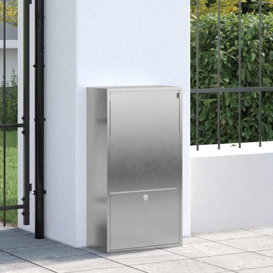Pakke Drop Box 44x22x82 cm Rustfritt Stål Pakke Drop Box 44x22x82 cm Rustfritt Stål