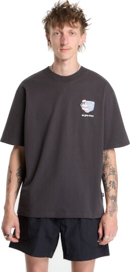 New Balance Grey Days Coffee Oversized T Shirt   Grey   S