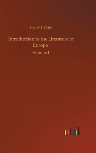 Introduction to the Literature of Europe Introduction to the Literature of Europe